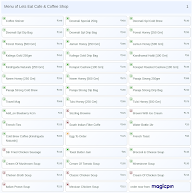 Lets Eat Cafe & Coffee Shop menu 1