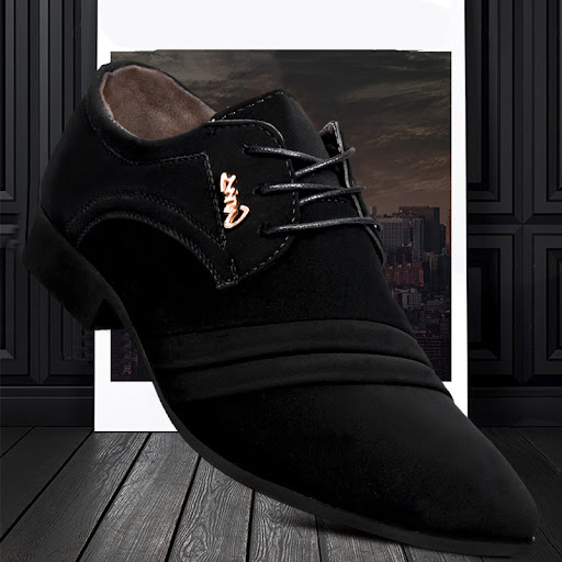 Title 8, Mens Casual Business Formal Leather Shoes Styl...