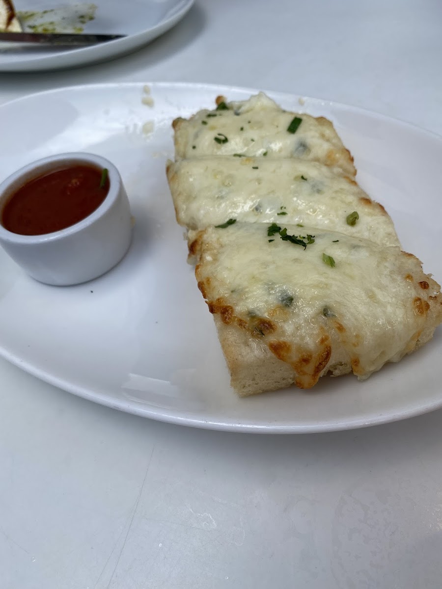 GF garlic bread on request