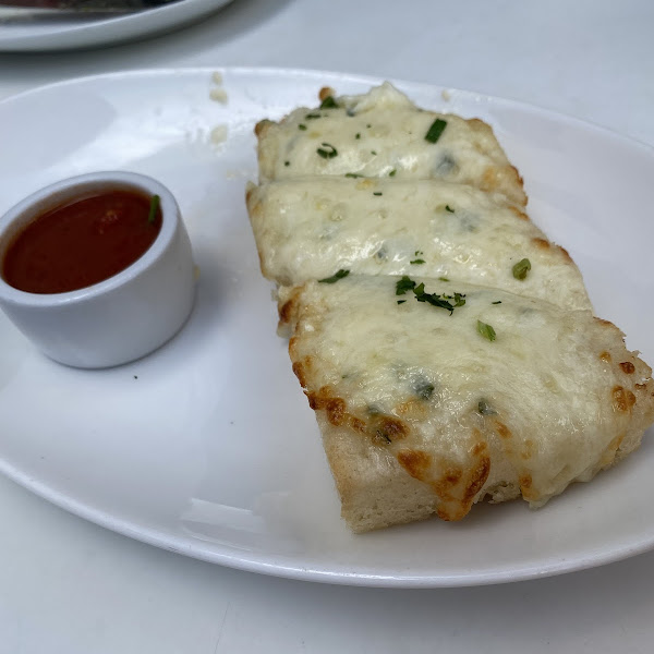 GF garlic bread on request