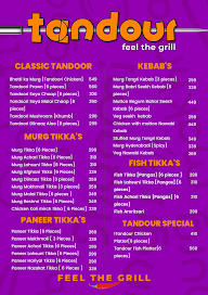 Tandour - Feel The Grill menu 1