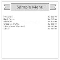 Live Cake World Cake Shop menu 1