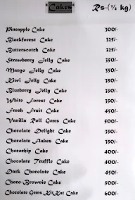 Bunnys Pastry Centre menu 2