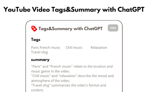 YouTube Video Tags Summary with ChatGPT/GPT4/ChatGPT4/ChatGPT-4