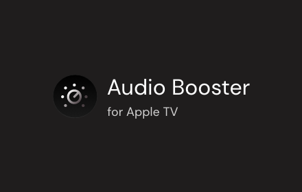 Audio Booster for Apple TV small promo image