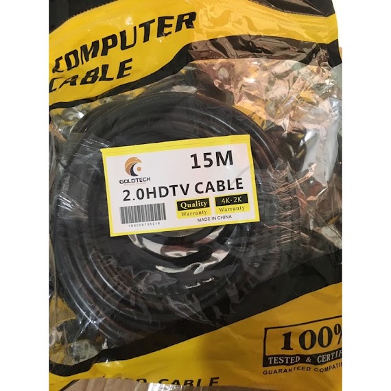 Cáp Hdmi Goldtech 10M - 15M - 20M