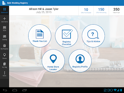 Belk Wedding Registry Screenshots 7