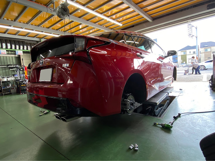 プリウスの富士スピードウェイ・GRヤリス・タイヤ交換・レンタカーCH-R・元愛車ポルテに関するカスタム事例の投稿画像7枚目