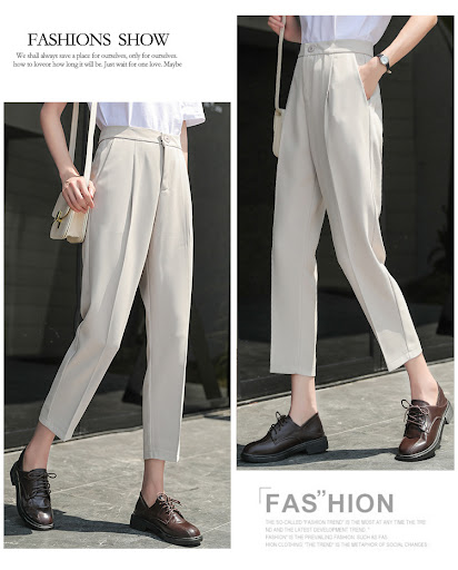 Title 2, Chiffon Harlan Straight Suit Pants, Nine Points...