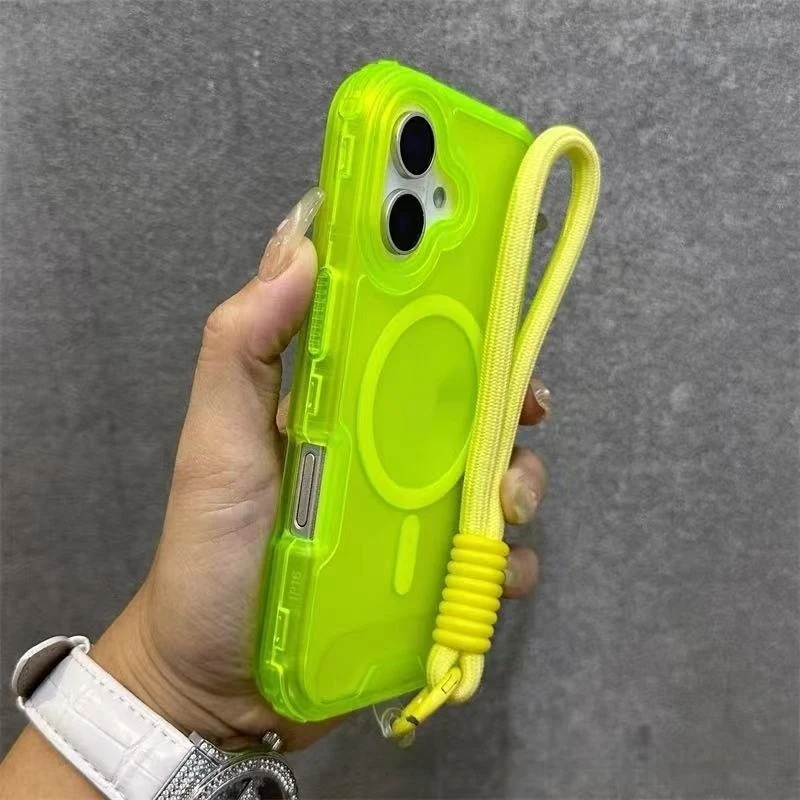 Custodia per telefono magnetica ispessita tre in uno Sensazione pelle Protezione completa Assorbimento urti Forte aspirazione magnetica Design elegante