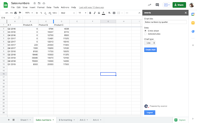 everviz screenshot 1
