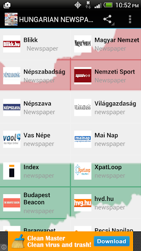 HUNGARIAN NEWSPAPERS