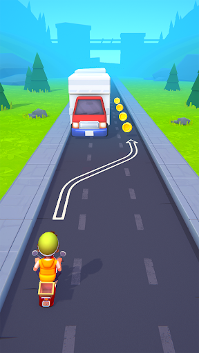 Screenshot Paper Boy Race: Running game