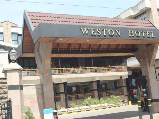 Weston Hotel along Langata Road, Nairobi.