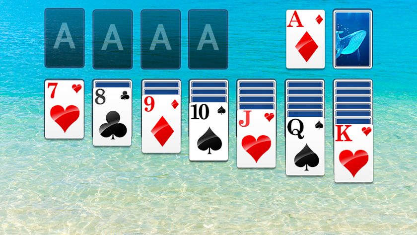 Solitaire Tropical Sea Theme Screen 3