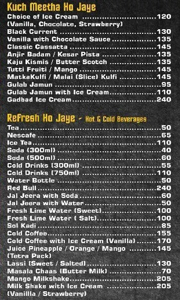 Surbhi Malvani Kitchen & Bar menu 
