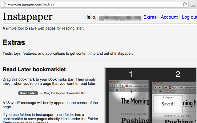 InstapaperBookmarklet Preview image 0