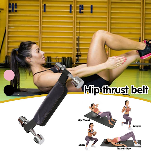 Title 2, Glute Thrust Belt for Reverse Squat Exercise. S...