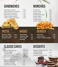 Cooper's Express Cafe menu 1