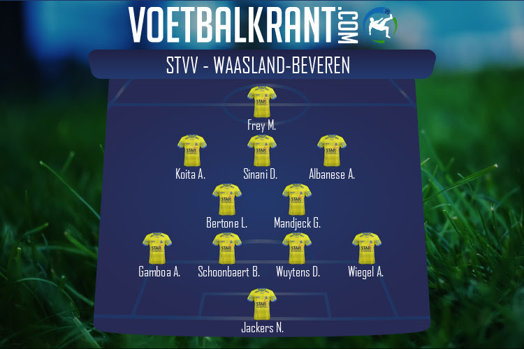 Opstelling SK Beveren | STVV - SK Beveren (28/11/2020)