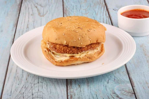 Spicy Chicken With Masala Chicken Burger With Fries And Coke