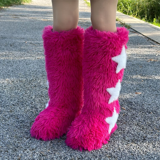 Title 15, European and American flat heel high-top warm w...