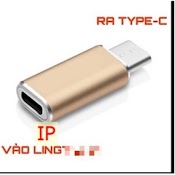 Loại Xịn Jack Zắc Giắc Cáp Đầu Chuyển Đổi Từ Lightning Sang Type C Ip