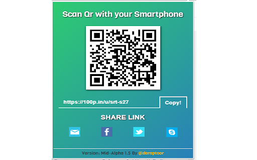 Quick QR and Shortcode for any Website.