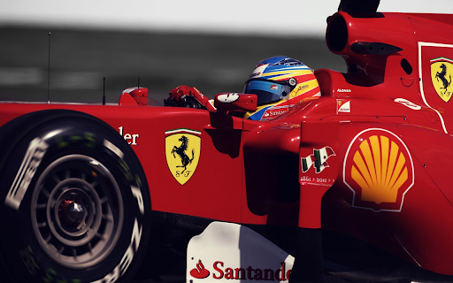 F1 Ferrari Team Theme screenshot 1