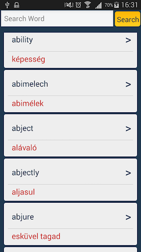 Hungarian Dictionary - Offline