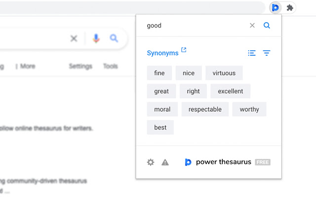 Power Thesaurus