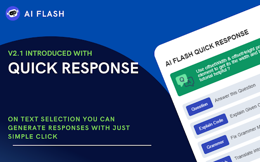 AI Flash - Bring GPT-4 to any site (FREE)