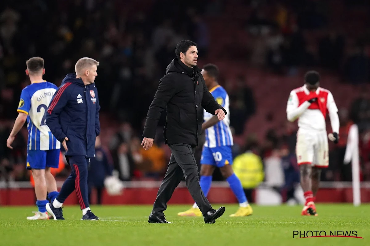 Mikel Arteta relativise après la défaite d'Arsenal en Carabao Cup : "Cela arrive" 