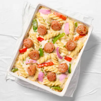 Cosy Comfort White Sauce Chicken Pasta