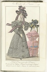 Petit Courrier des Dames, 10 décembre 1827, No. 518 : Redingotte de gros de Naples...