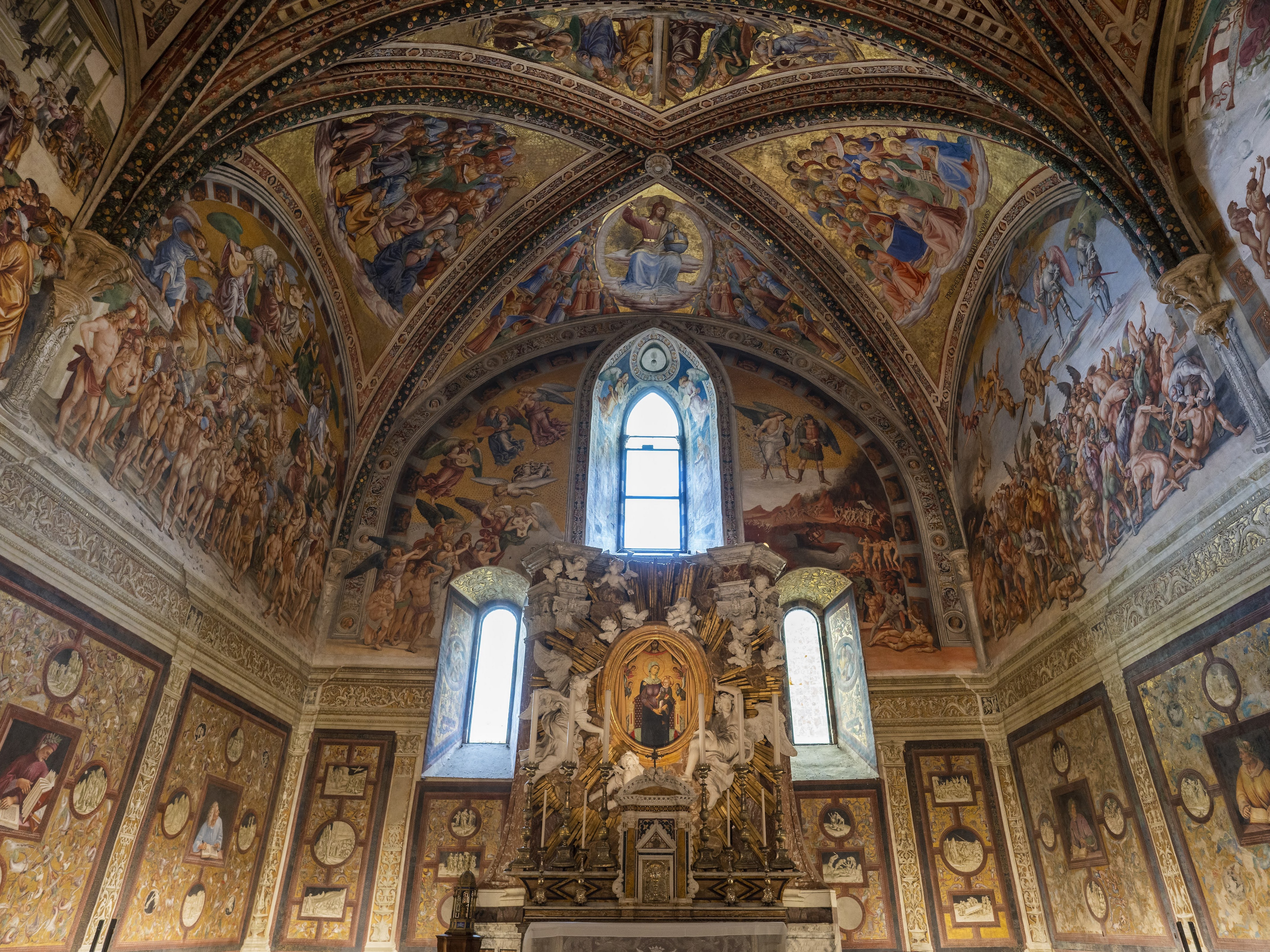 Luca Signorelli, Storie degli ultimi giorni, ciclo di affreschi della Cappella di San Brizio, (c. 1499-1502), Orvieto, Duomo