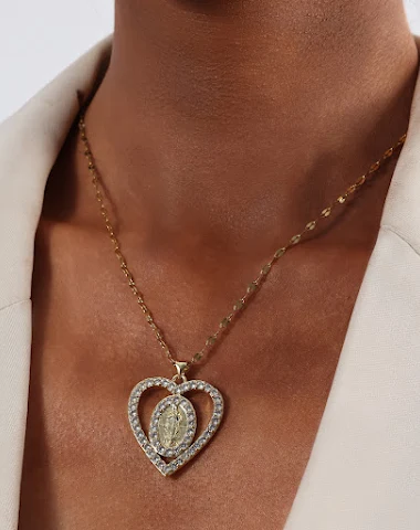 Colgante de joyería exquisita con c - 1