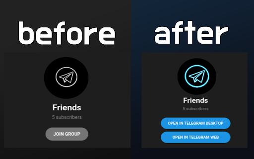 Telegram Web Opener screenshot 1