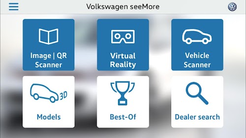 Android application Volkswagen seeMore screenshort