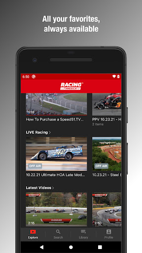 Screenshot RacingAmerica.tv