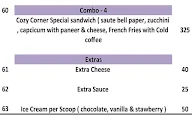 Cozy Corner menu 7