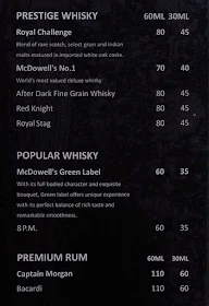 Aroma Classic Bar menu 4