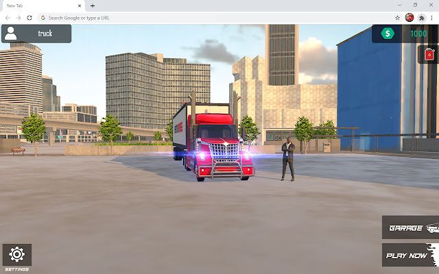 American Truck Car Driving Game