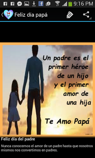 Feliz día del padre