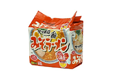 SANYO FOOD- Mỳ ramen Sapporo vị miso 100g x 5 suất