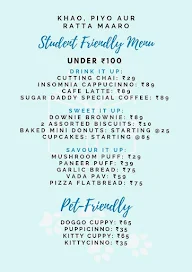 Your Sugar Daddy Cafe menu 1