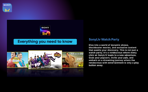 SonyLiv Watch Party