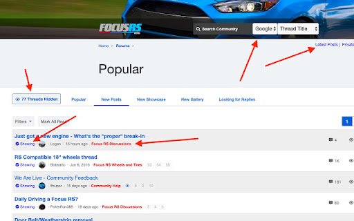 Focus RS Site Extension