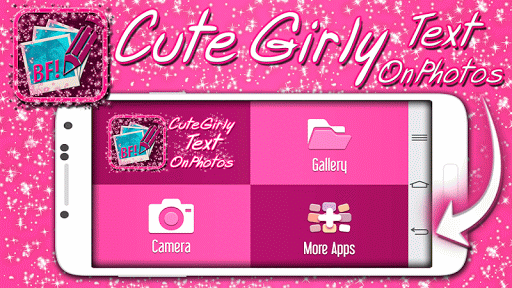 Cute Girly Text On Photos