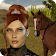 Princess Forage Horse Carriage Transport Sim 2018 icon